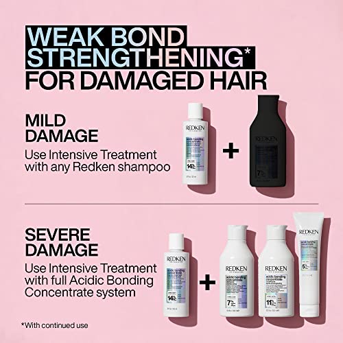 Redken Bonding Treatment for Damaged Hair Repair | Acidic Bonding Concentrate | For All Hair Types