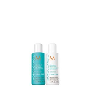 moroccanoil color care shampoo and conditioner, travel size, 2.4 fl. oz. set