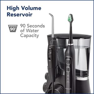 Waterpik Complete Care 5.0 Water Flosser + Sonic Electric Toothbrush, Black WP-862