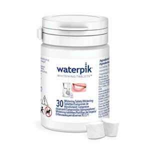 waterpik whitening water flosser refill tablets (30 count) – only for the waterpik whitening flosser, packaging may vary