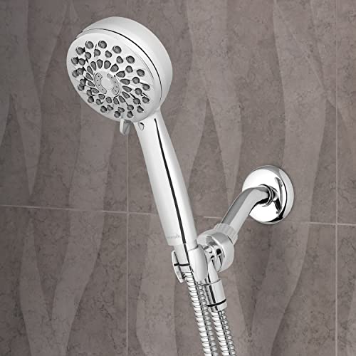 Waterpik High Pressure Hand Held Shower Head With Hose, PowerPulse Massage 7-Mode, Chrome XPB-763ME