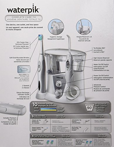 Waterpik WP-950 Complete Care 7.0 Water Flosser and Sonic Tooth Brush