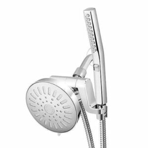 waterpik body wand spa shower head system with anywhere bracket, chrome