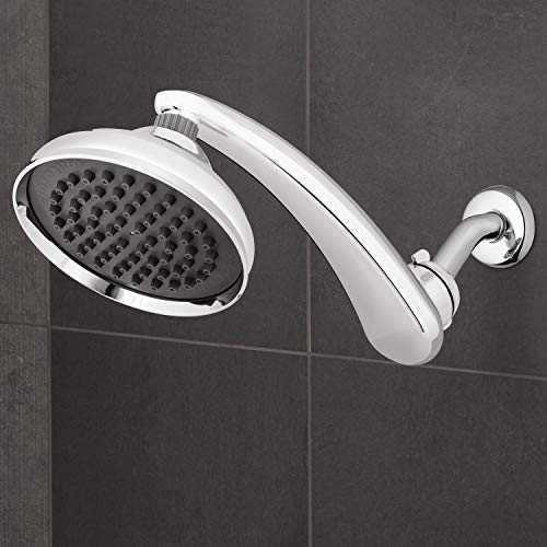 Waterpik RPB-173E Rainfall+ Rain Shower Head, Chrome, GPM 1.8