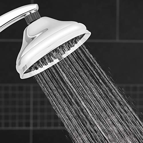 Waterpik RPB-173E Rainfall+ Rain Shower Head, Chrome, GPM 1.8