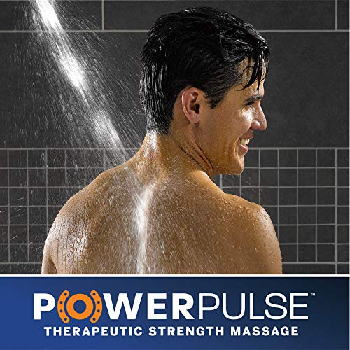 Waterpik PowerPulse Flexible Neck Shower Head Adjustable Shower Head for All Heights, Chrome 7-Mode XPP-703E
