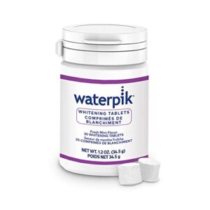 waterpik whitening water flosser refill tablets – only for use with waterpik whitening flosser – 30 count