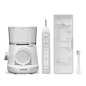 waterpik sonic-fusion 2.0 flossing electric toothbrush, white