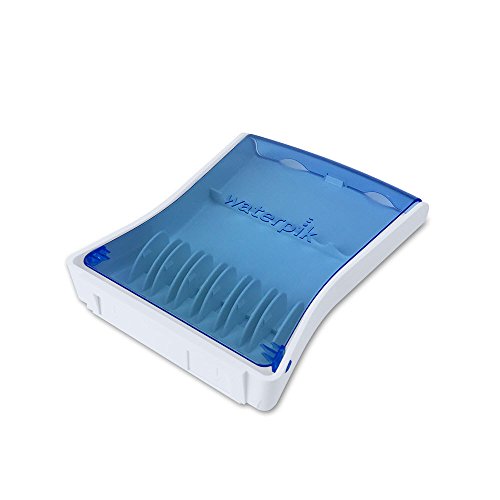 Waterpik Convenient Hygienic Sturdy Storage Case for Replacement Tips, No Tips Included, Blue