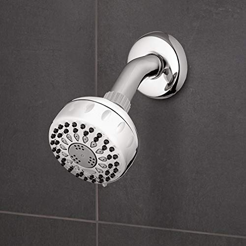 Waterpik Shower Head Power Spray 5-Mode, 1.8 GPM, Chrome, TRS-523E