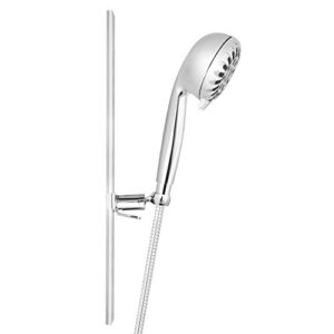 Waterpik Slide Rail Hand Held Shower Head Chrome Height Select with PowerPulse Therapeutic Massage Spray, SRXPP-763ME