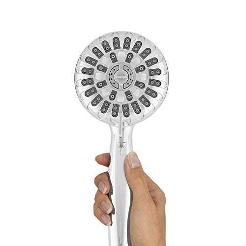 Waterpik Slide Rail Hand Held Shower Head Chrome Height Select with PowerPulse Therapeutic Massage Spray, SRXPP-763ME