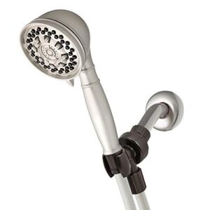 water pik xat-649e 6-setting handheld showerhead, nickel – quantity 1