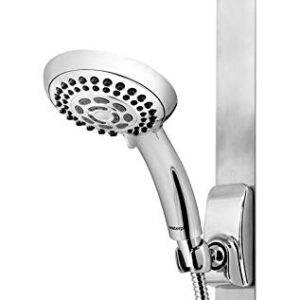 Water Pik Chrome Five settings Showerhead With Slide Bar 2.5 gpm