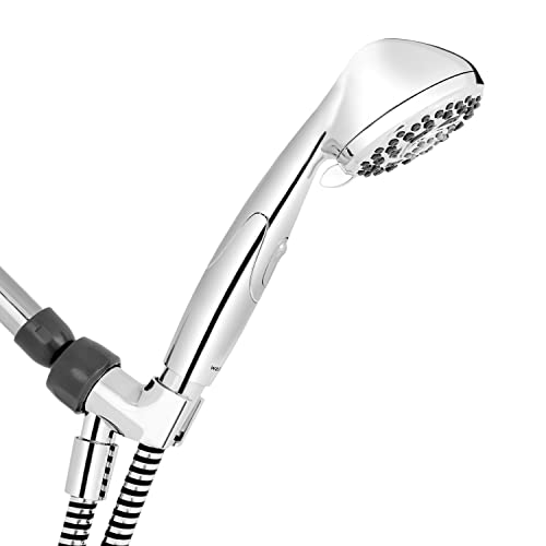 Waterpik High Pressure Hand Held Shower Head With Hose, Power Spray 6-Mode, Chrome VPT-643E