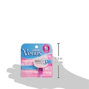 Gillette Venus ComfortGlide White Tea Women's Razor Blades - 4 Refills