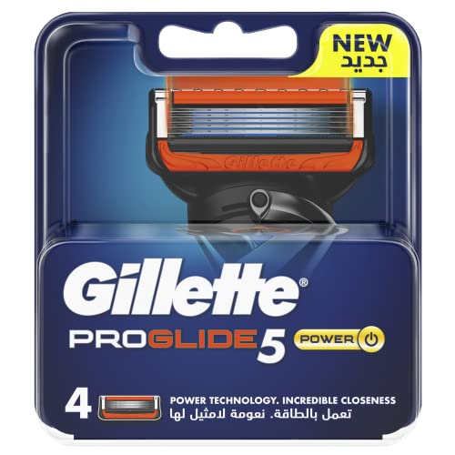 Gillette 81307362 Fusion ProGlide Power Pack of 4 Blade Pack