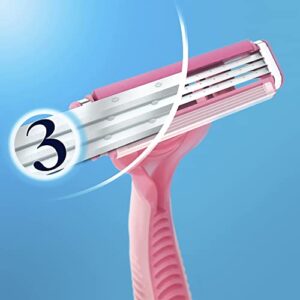 Gillette Daisy 3 Women's Disposable Razors,4 Count (Pack of 1)