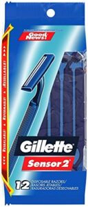 gillette sensor2 disposable razors 12 ea