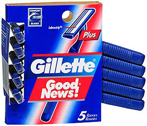 Gillette Sensor2 Disposable Razor- 5 Ct, Pack of 3