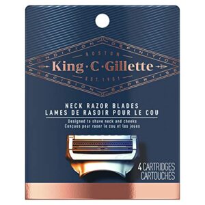 King C. Gillette Neck Razor Blades (4 Count)