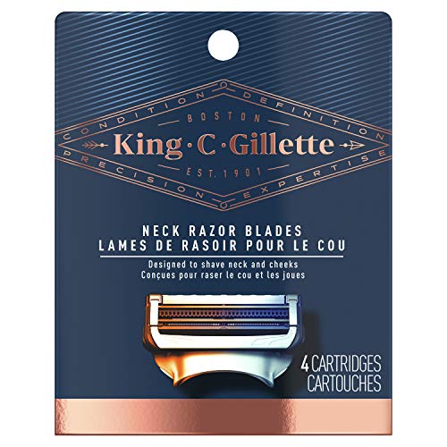 King C. Gillette Neck Razor Blades (4 Count)