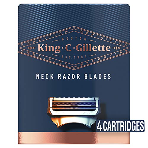 King C. Gillette Neck Razor Blades (4 Count)