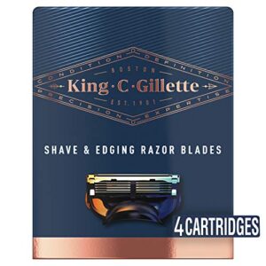 King C. Gillette Neck Razor Blades (4 Count)