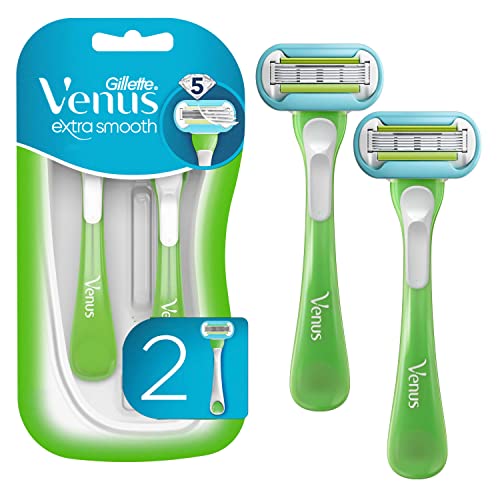 Gillette Venus Extra Smooth Green Disposable Women's Razors - 2 Count