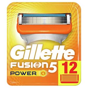 gilette fusion5 power 12 razor blades