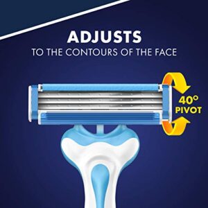 Gillette Sensor3 Cool Men's Disposable Razors, 8 Count