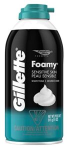 gillette foamy shave foam sensitive 11 ounce (325ml) (3 pack)