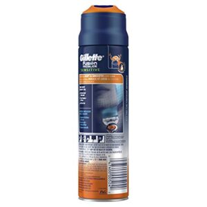 Gillette Fusion ProGlide 2 in 1 Shave Gel Sensitive - 6 oz