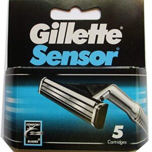 Gillette Sensor Cartridges, 5-Count (Pack of 4, 20 total cartridges)