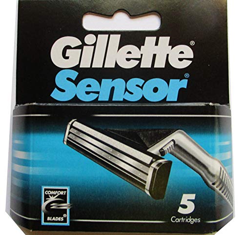 Gillette Sensor Cartridges, 5-Count (Pack of 4, 20 total cartridges)