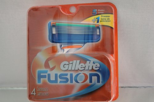 Gillette - Fusion Manual Razor Replacement Cartridges - 4 Pack(s)