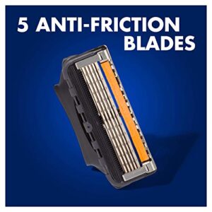 Gillette ProGlide Men’s Razor Blade Refills, 4 Count, with 5 Anti-Friction Blades for a Close, Long-Lasting Shave