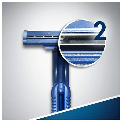 Gillette 2 Men's Disposable Razor, 5 Units - Pack of 2