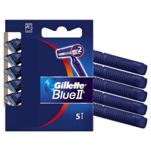 Gillette 2 Men's Disposable Razor, 5 Units - Pack of 2