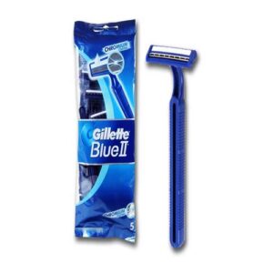 Gillette 2 Men's Disposable Razor, 5 Units - Pack of 2