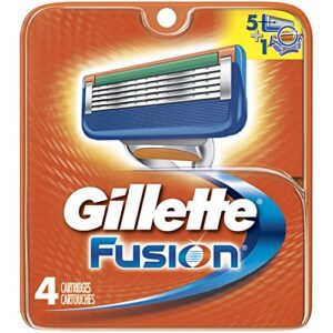 gillette fusion men’s manual razor refills, 4 count