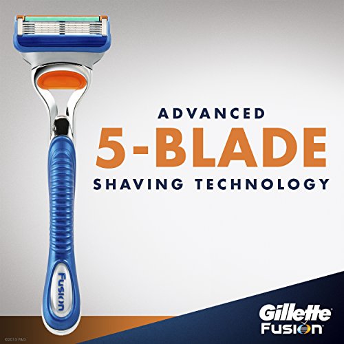 Gillette Fusion Men's Manual Razor Refills, 4 Count