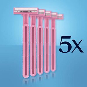 Gillette Daisy Women’s Disposable Razor Multipurpose Hair Remover, 5 Count