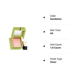 Benefit Cosmetics Dandelion Brightening Finishing Face Powder (Ballerina Pink) 0.25 oz