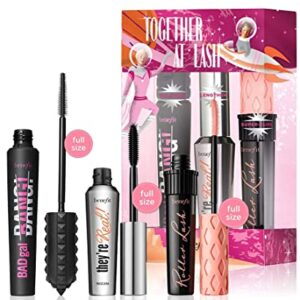 Benefit Cosmetics Mascara 3 Piece Full Size Set $72 Value They're Real Bad Girl Bang Roller Lash Set Together At Last