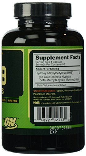 Optimum Nutrition HMB Capsules, 1000 mg, 90 Count