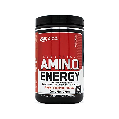 OPTIMUM NUTRITION ESSENTIAL AMINO ENERGY, Fruit Fusion, 9.5 Ounce (Pack of 3)