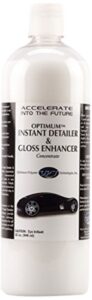 optimum concentrated instant detailer and gloss enhancer – 32 oz., quick detailer spray for superior car shine, detail spray safe for cars, trucks, motorcycles, rv’s and more