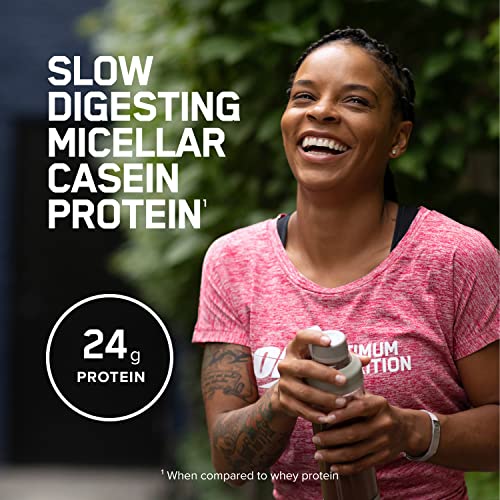 Optimum Nutrition Gold Standard 100% Micellar Casein Protein Powder, Slow Digesting, Helps Keep You Full, Overnight Muscle Recovery, Chocolate Peanut Butter, 4 Pound (Packaging May Vary)