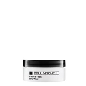 Paul Mitchell Dry Wax, Long-Lasting Hold, Matte Finish, For All Hair Types, 1.8 oz